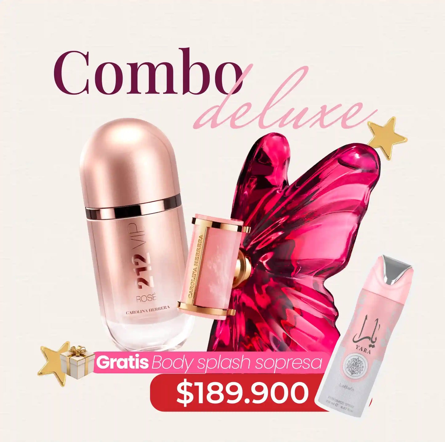La Bomba + 212 VIP Rosé + Body splash GRATIS 🎁