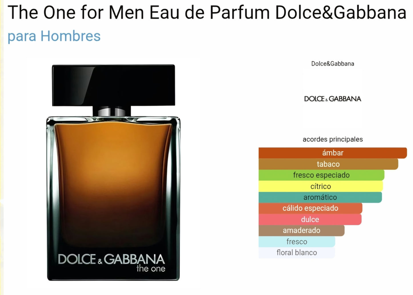 The One Dolce & Gabanna 100ml EDT 1.1 Premium