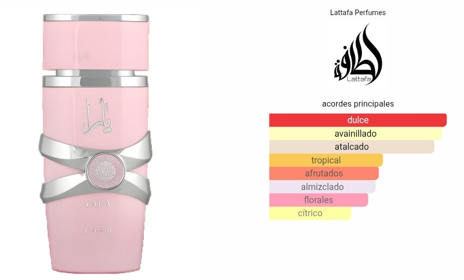 Yara Rosada Lattafa  100ml
