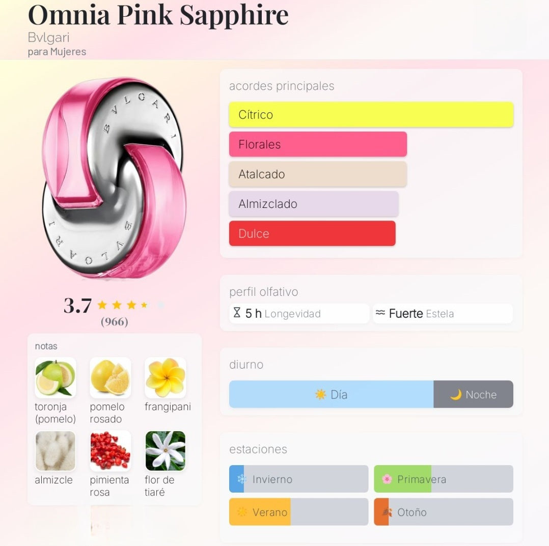 Omnia Pink Sapphire Bvlgari 1.1 Premium