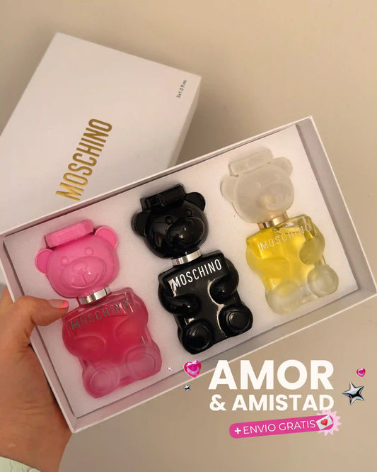 Set Mini Moschino 30 ml (Unisex) ✨🧸💘