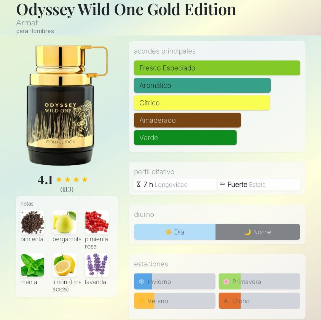Odyssey Wild One Gold Edition
