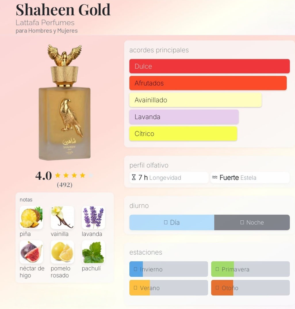 Shaheen Gold Lattafa
